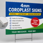 4mm Coroplast Signs